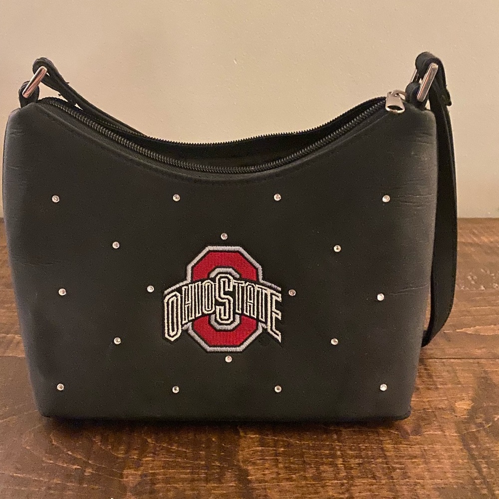 Small Ohio State Buckeyes purse.  Preowned. Mild wear and tear.